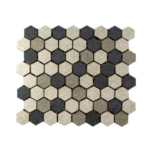 Decolor Malla Venecita Hexagonal Basalto Mix 3.5×3.5