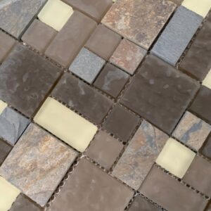 Malla Venecita Vidrio y Piedra 30×30 COD SD004