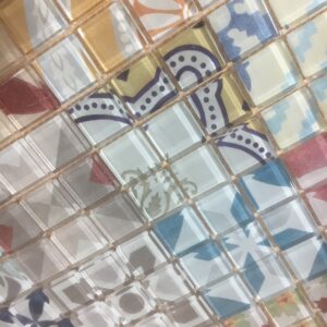 Malla Venecita Vidrio Calcareo 30×30 COD SD024