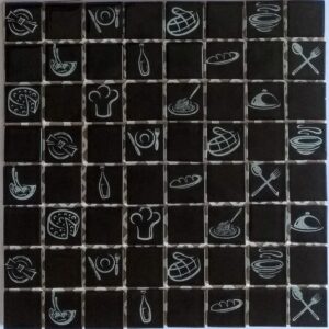 Decolor Malla Venecita Chef Super Black 26×26