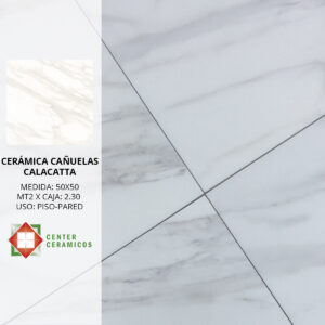 Cerámica Cañuelas Calacata 50×50