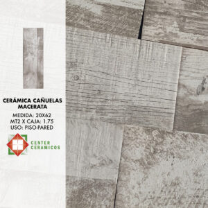 Cerámica Cañuelas Macerata 20×62 Rectificado