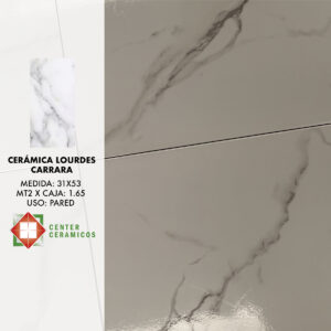 Cerámica Lourdes Carrara 31×53