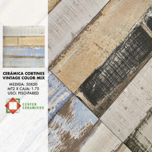 Cerámica Cortines Vintage Color Mix 50×50