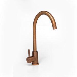 Grifería Mozart Praga Monocomando Color Cobre