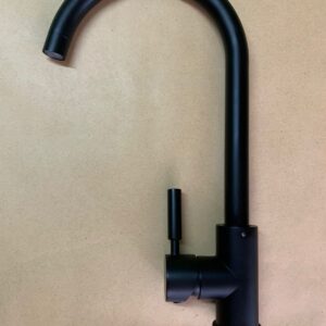 Grifería Mozart Praga Monocomando Color Negro Mate