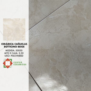 Cerámica Cañuelas Botticino Beige 50×50