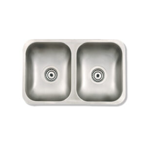Mi Pileta Bacha de Cocina Doble 57x37x18 Mod: 344