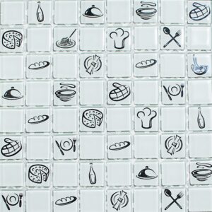 Decolor Malla Venecita Chef Black 26×26