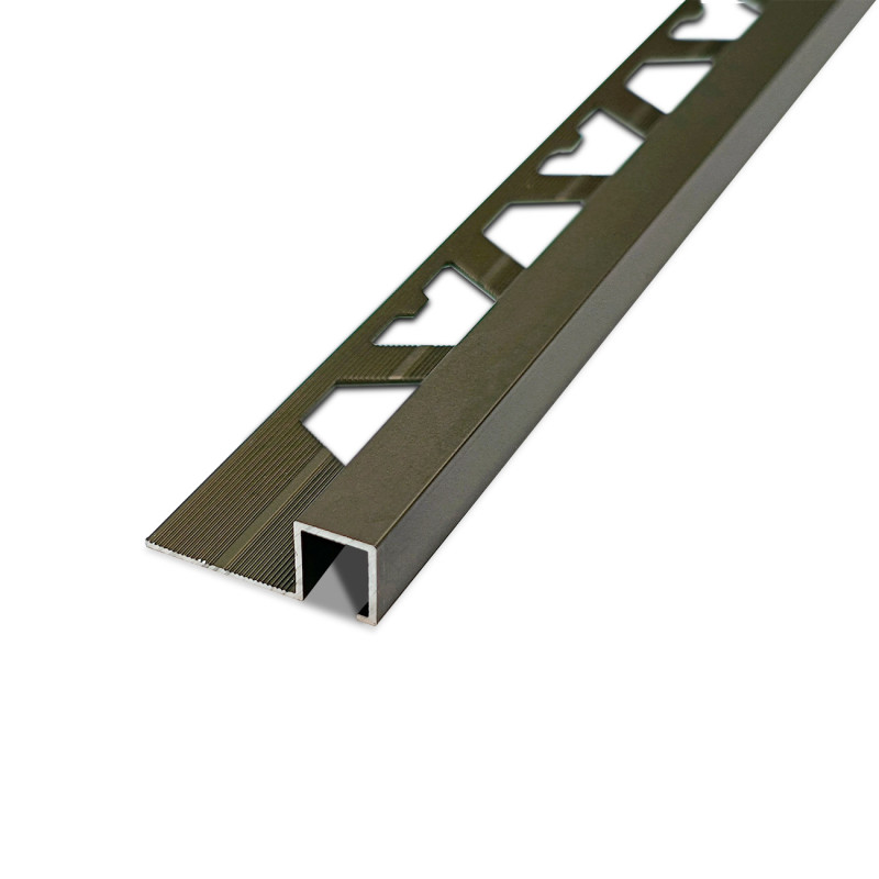 ATRIM ALUM GUARDAC QUADRA 10x10MM BRONCE MATE ART 3425B