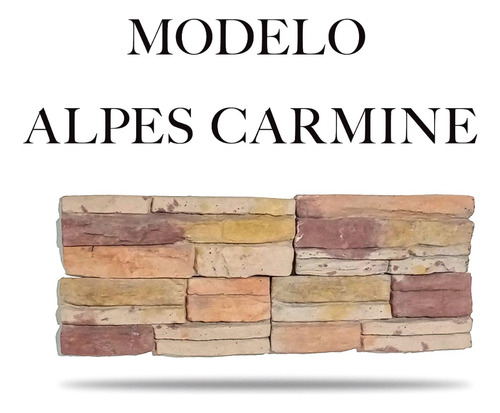 REVESTIMIENTO POLOSTONE ALPES CARMINE