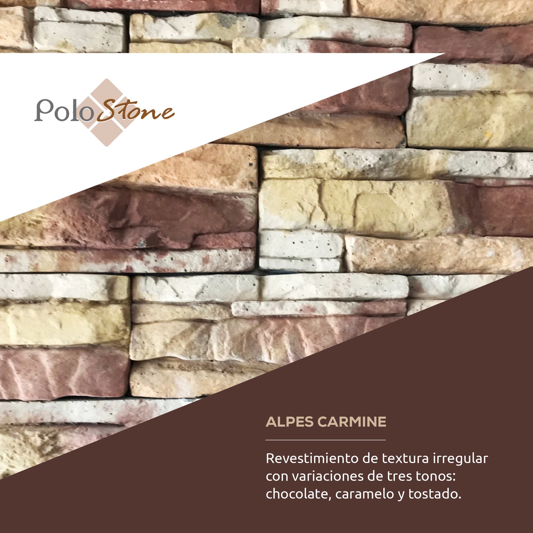 REVESTIMIENTO POLOSTONE ALPES CARMINE