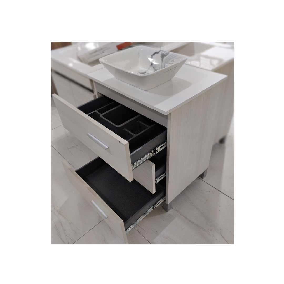 Buona Vanitory Donna Blanco Texturado 100cm/1MT