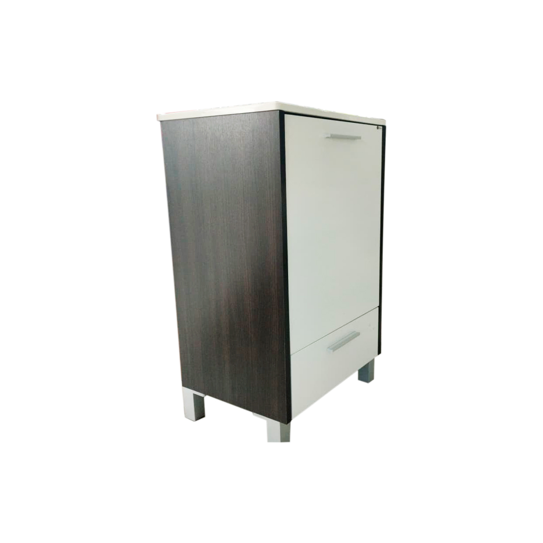 SCHNEIDER VANITORY 50 LIVE WEN/PVC BCO + MESADA SCHNEIDER DE LOZA 50 1 AGUJERO