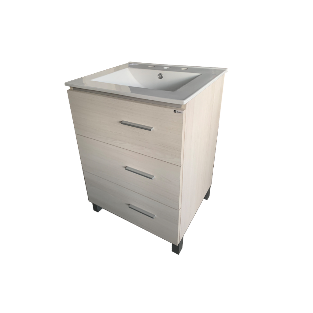 Buona Vanitory Donna Blanco Texturado 100cm/1MT