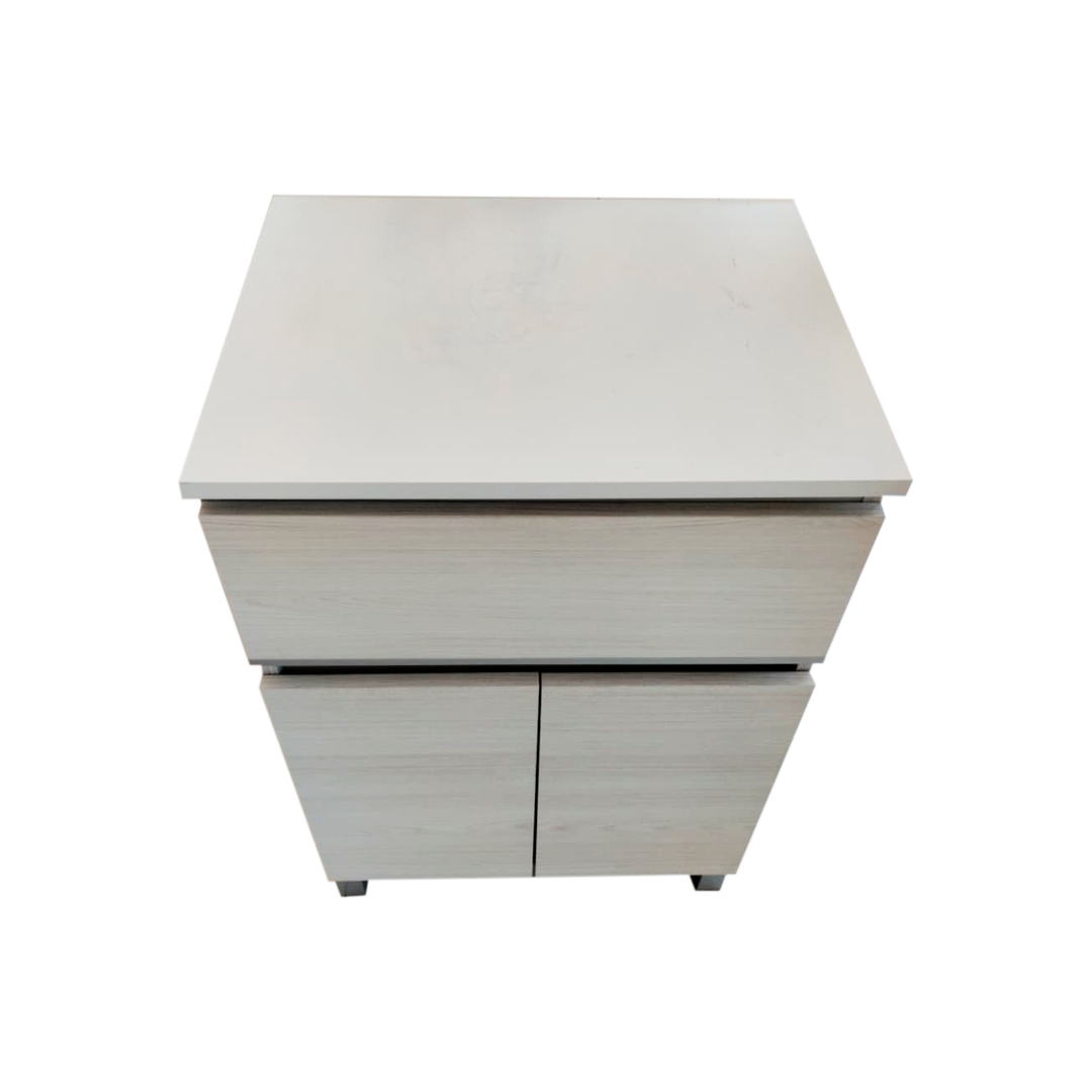 VANITORY BUONA VERA BLANCO TEXTURADO DE PIE 60cm SIN BACHA